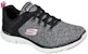 (W) Skechers Flex Appeal 4.0 'Hitam Kelabu' 149307-BKPK