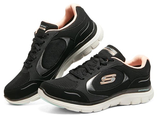 (Women) Skechers Flex Appeal 4.0 'Black Pink' 149299-BKLP Lookbook (Women) Skechers Flex Appeal 4.0 'Black Pink' 149299-BKLP