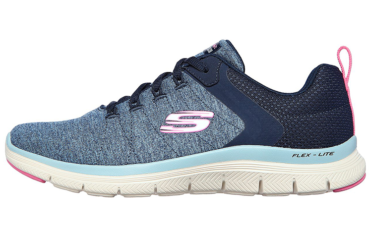 (Women) Skechers Flex Appeal 4.0 'Blue Pink' 149307-NVBL
