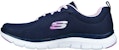 (W) Skechers Flex Appeal 4.0 Brilliant View 'Navy' Lelaki/Kasut Wanita Biru Gelap 149303-NVLV