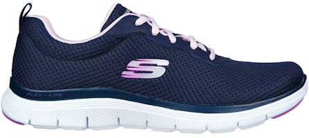 (W) Skechers Flex Appeal 4.0 Brilliant View 'Navy' Lelaki/Kasut Wanita Biru Gelap 149303-NVLV Order (W) Skechers Flex Appeal 4.0 Brilliant View 'Navy' Lelaki/Kasut Wanita Biru Gelap 149303-NVLV