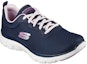 Lookbook (W) Skechers Flex Appeal 4.0 Brilliant View 'Navy' Lelaki/Kasut Wanita Biru Gelap 149303-NVLV