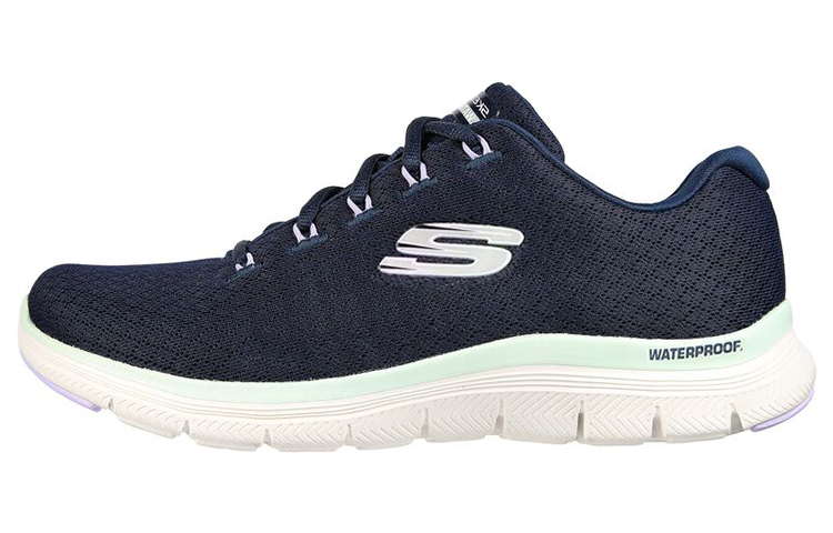 (Women) Skechers Flex Appeal 4.0 'Coated Fidelity Navy' 149298-NVAQ