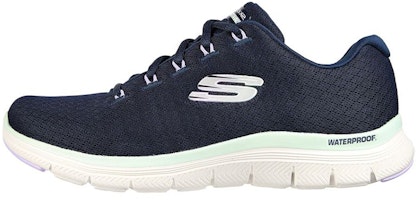 (Women) Skechers Flex Appeal 4.0 'Coated Fidelity Navy' 149298-NVAQ (Women) Skechers Flex Appeal 4.0 'Coated Fidelity Navy' 149298-NVAQ
