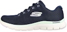 Buy (W) Skechers Flex Appeal 4.0 'Coated Fidelity Navy' Lelaki navy. 149298-NVAQ