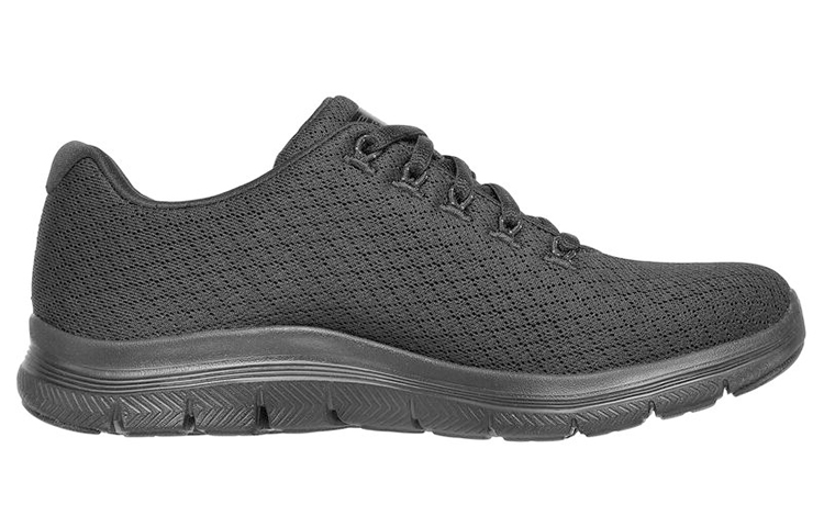 (W) Skechers Flex Appeal 4.0 'Coated Fidelity All Black' 圖 2