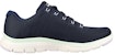 (W) Skechers Flex Appeal 4.0 'Coated Fidelity Navy' Lelaki navy. 149298-NVAQ