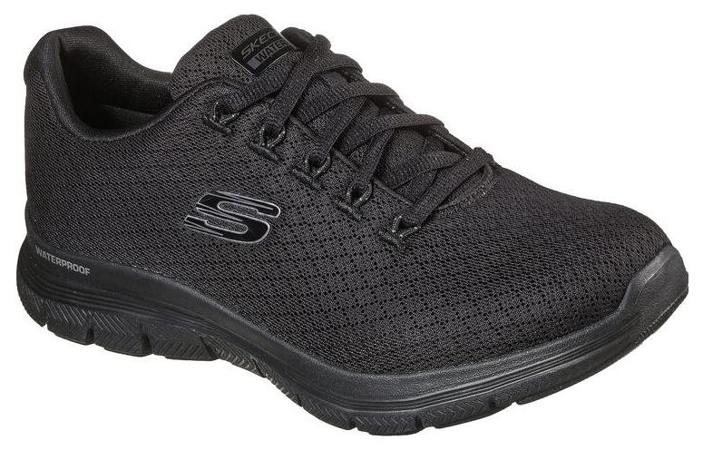 (W) Skechers Flex Appeal 4.0 'Coated Fidelity All Black' 圖 3