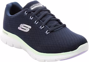 Lookbook Skechers Flex Appeal 4.0 釉面忠誠款運動休閒鞋 女款 藏藍