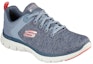 Lookbook (W) Skechers Flex Appeal 4.0 'Kelabu Gelap' 149307-SLTP