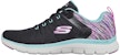 (W) Skechers Flex Appeal 4.0 'Dream Easy Hitam Ungu' 149571-BKMT
