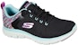 (W) Skechers Flex Appeal 4.0 'Dream Easy Hitam Ungu' 149571-BKMT