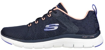 (Women) Skechers Flex Appeal 4.0 'Elegant Ways Blue' 149580-NVMT (Women) Skechers Flex Appeal 4.0 'Elegant Ways Blue' 149580-NVMT