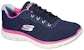 (W) Skechers Flex Appeal 4.0 'Fresh Move Biru Ungu' 149570-NVPR