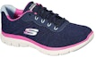 Lookbook (W) Skechers Flex Appeal 4.0 'Fresh Move Biru Ungu' 149570-NVPR