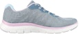 (W) Skechers Flex Appeal 4.0 'Fresh Move Kelabu Ungu' 149570-SLT