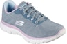 Lookbook (W) Skechers Flex Appeal 4.0 'Fresh Move Kelabu Ungu' 149570-SLT