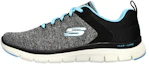 Buy (W) Skechers Flex Appeal 4.0 ''Grijs Zwart Blauw'' 149307-BKLB