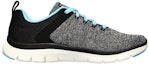 Order (W) Skechers Flex Appeal 4.0 'Kelabu Hitam Biru' 149307-BKLB