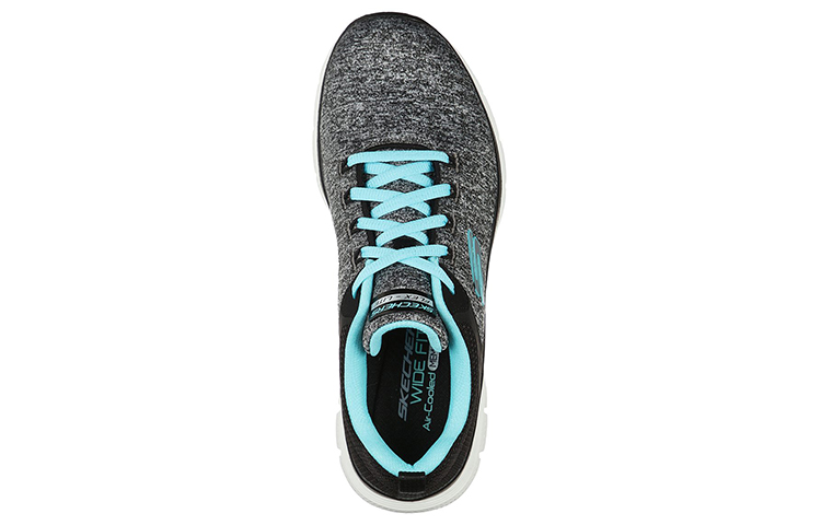 Shop (W) Skechers Flex Appeal 4.0 ''Grijs Zwart Blauw'' 149307-BKLB