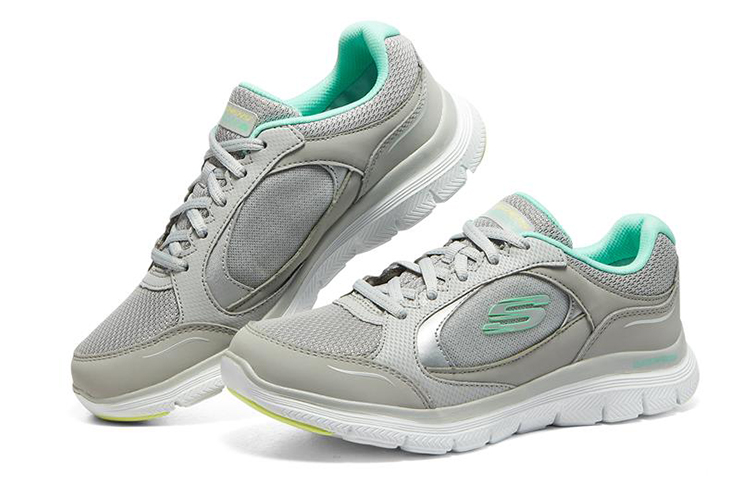 (W) Skechers Flex Appeal 4.0 'Grey Green' 圖 3