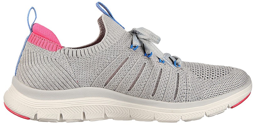 (W) スケッチャーズ フレックスアピール 4.0 グレー/ピンク 149306-GYPK Order (W) スケッチャーズ フレックスアピール 4.0 グレー/ピンク 149306-GYPK