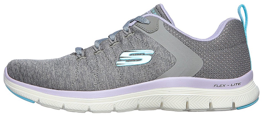 (Women) Skechers Flex Appeal 4.0 'Grey Purple' 149307-GYLV Buy (Women) Skechers Flex Appeal 4.0 'Grey Purple' 149307-GYLV