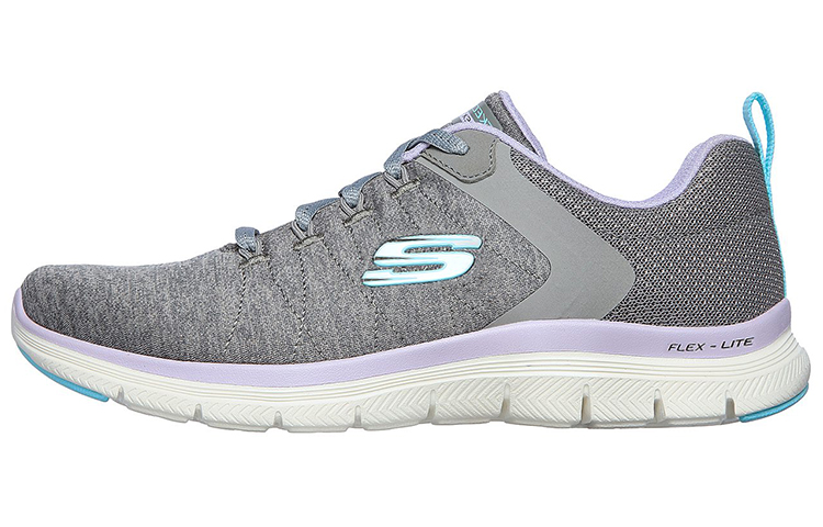 (Women) Skechers Flex Appeal 4.0 'Grey Purple' 149307-GYLV