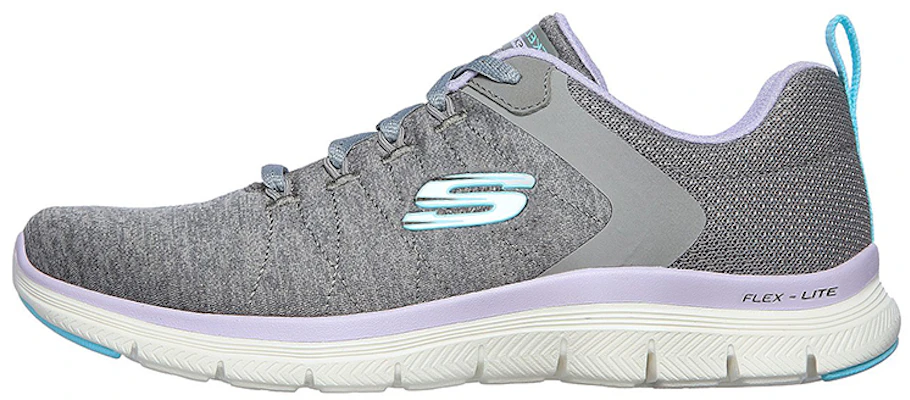 (Women) Skechers Flex Appeal 4.0 'Grey Purple' 149307-GYLV Buy (Women) Skechers Flex Appeal 4.0 'Grey Purple' 149307-GYLV