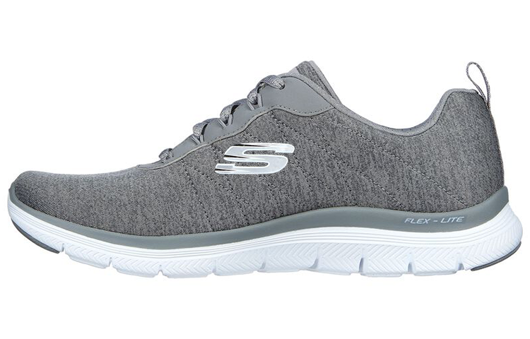 (Women) Skechers Flex Appeal 4.0 'Grey White' 149575-GRY