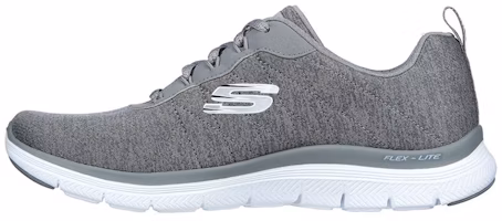 (Women) Skechers Flex Appeal 4.0 'Grey White' 149575-GRY (Women) Skechers Flex Appeal 4.0 'Grey White' 149575-GRY