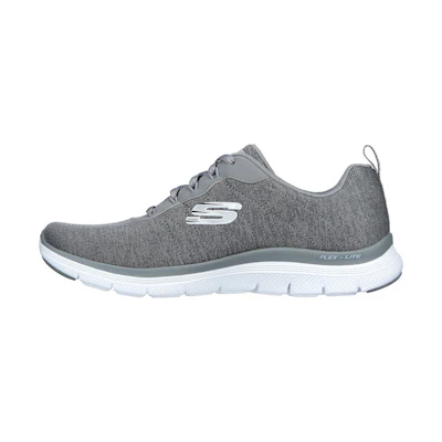(W) Skechers Flex Appeal 4.0 'Grey White'