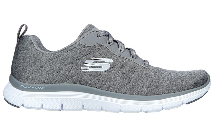 (W) Skechers Flex Appeal 4.0 'Grey White' 圖 2