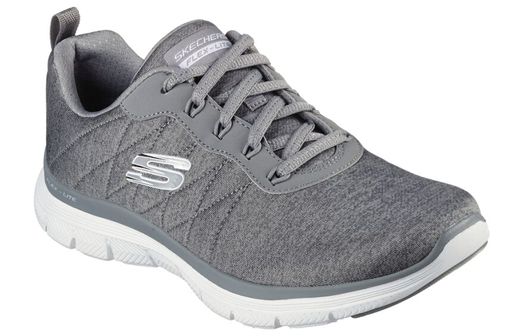 (W) Skechers Flex Appeal 4.0 'Grey White' 圖 3