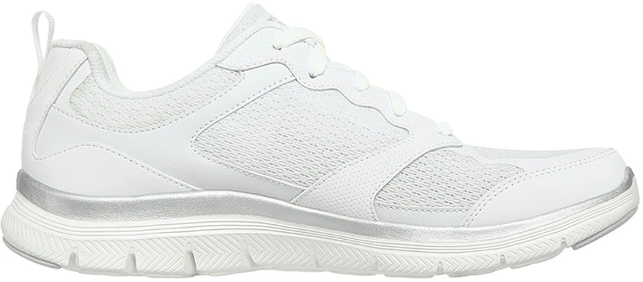 Skechers Flex Appeal 4.0 - Active Flow 低筒 跑步鞋 女式 白色 Order Skechers Flex Appeal 4.0 - Active Flow 低筒 跑步鞋 女式 白色