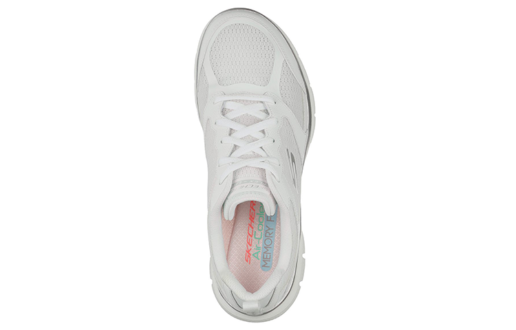 Shop Skechers Flex Appeal 4.0 - Active Flow 低筒 跑步鞋 女式 白色