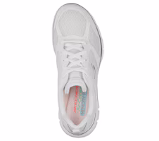 Shop Skechers Flex Appeal 4.0 - Active Flow 低筒 跑步鞋 女式 白色