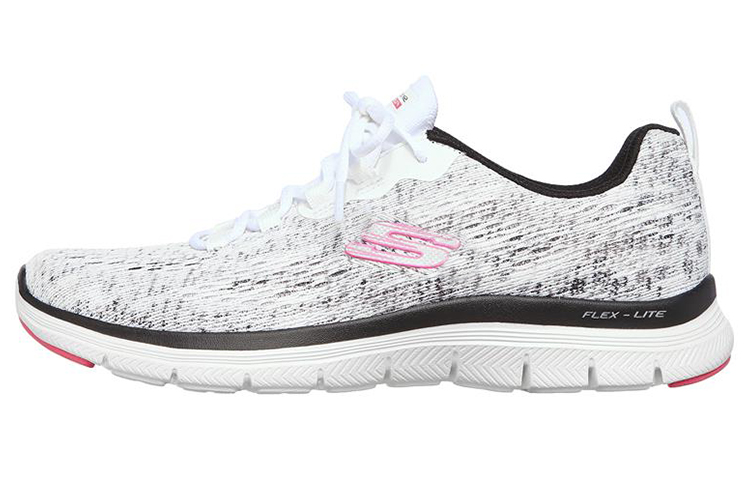 (Women) Skechers Flex Appeal 4.0 'White Black' 149301-WBK