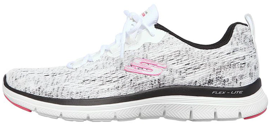 (Women) Skechers Flex Appeal 4.0 'White Black' 149301-WBK Buy (Women) Skechers Flex Appeal 4.0 'White Black' 149301-WBK