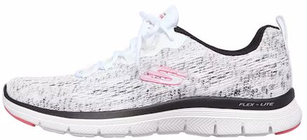 (Women) Skechers Flex Appeal 4.0 'White Black' 149301-WBK (Women) Skechers Flex Appeal 4.0 'White Black' 149301-WBK