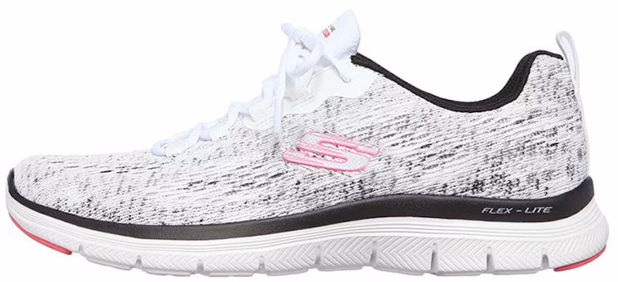 (Women) Skechers Flex Appeal 4.0 'White Black' 149301-WBK Buy (Women) Skechers Flex Appeal 4.0 'White Black' 149301-WBK