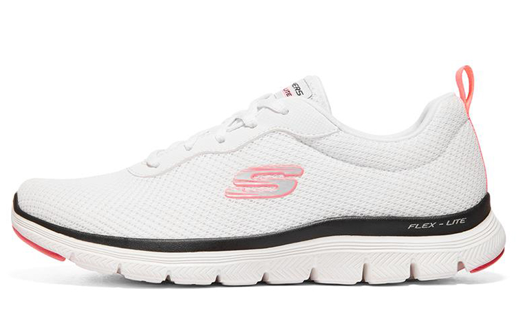 (Women) Skechers Flex Appeal 4.0 'White Black Pink' 149303-WBPK