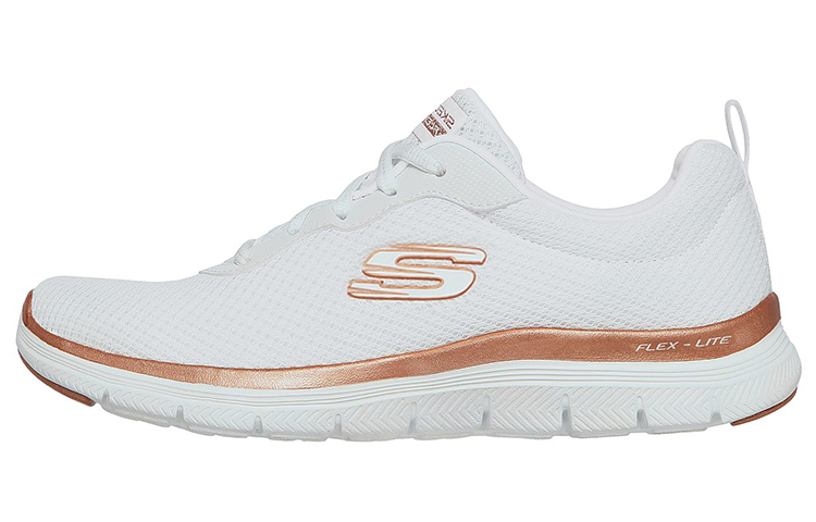 (Women) Skechers Flex Appeal 4.0 'White Gold' 149303-WTRG