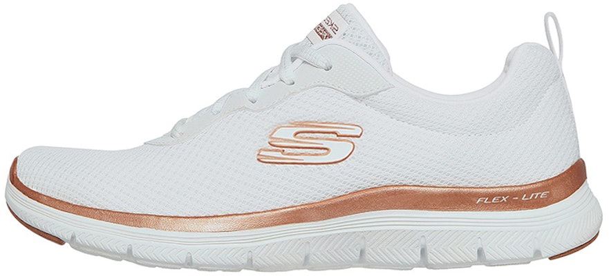 (W) Skechers Flex Appeal 4.0 'Putih Emas' 149303-WTRG Buy (W) Skechers Flex Appeal 4.0 'Putih Emas' 149303-WTRG