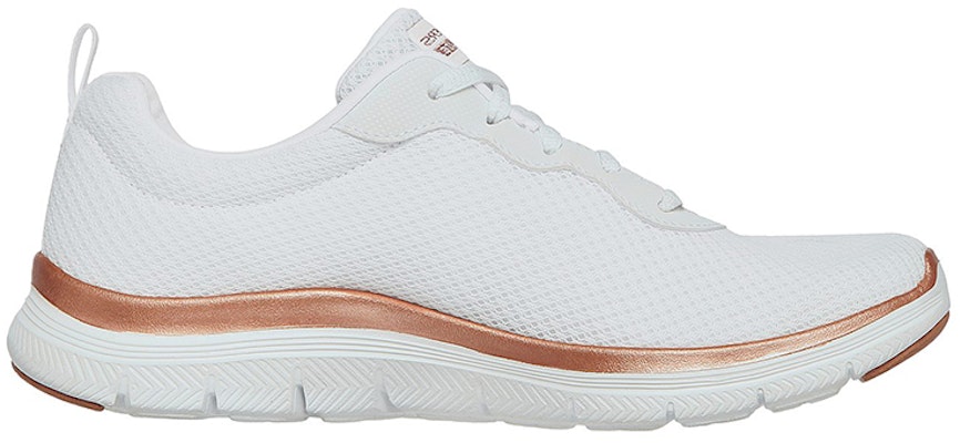 (W) Skechers Flex Appeal 4.0 'Putih Emas' 149303-WTRG Order (W) Skechers Flex Appeal 4.0 'Putih Emas' 149303-WTRG