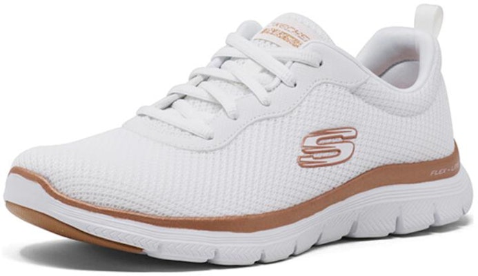 (W) Skechers Flex Appeal 4.0 'Putih Emas' 149303-WTRG Lookbook (W) Skechers Flex Appeal 4.0 'Putih Emas' 149303-WTRG