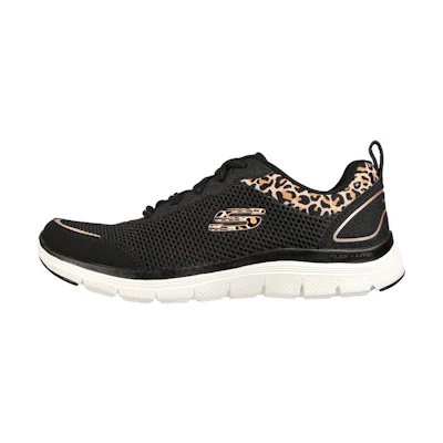(W) Skechers Flex Appeal 4.0 'Wild Pulse Black'