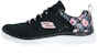 (Women) Skechers Flex Appeal 4.0 Black 'Comfort Versatile Shock Absorbing Durable Low Top Running Shoe' 149586-WBKMT