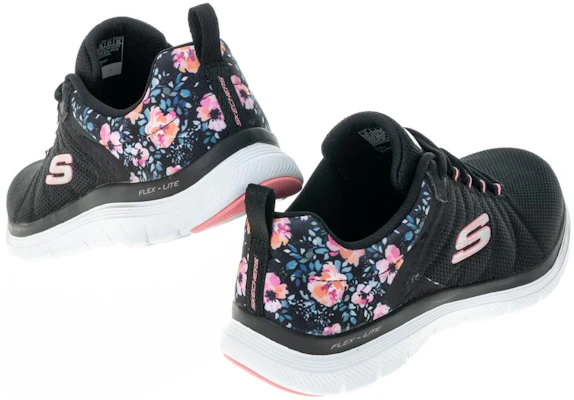 (W) Skechers Flex Appeal 4.0 Noir ''Confort Polyvalent Amorti Durable Baskets Basses'' 149586-WBKMT Shop (W) Skechers Flex Appeal 4.0 Noir ''Confort Polyvalent Amorti Durable Baskets Basses'' 149586-WBKMT