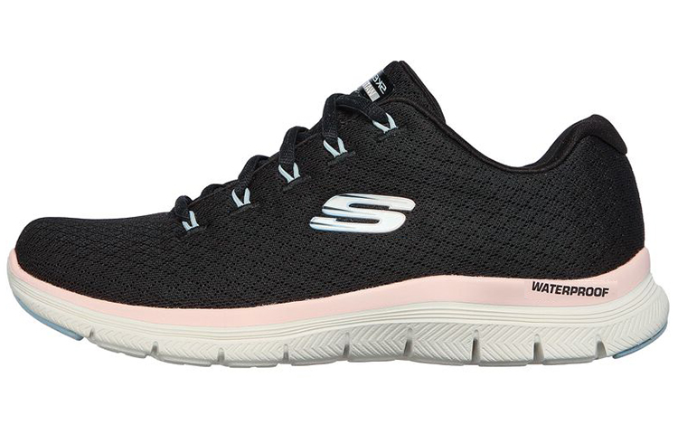 (Women) Skechers Flex Appeal 4.0 Low-Top 'Black Light Pink' 149298-BKPK